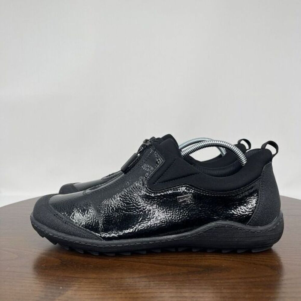 Remonte Soft Loafer Shoes Women's 41 / 10 Black Comfort Zip Walking‎ Sneakers
